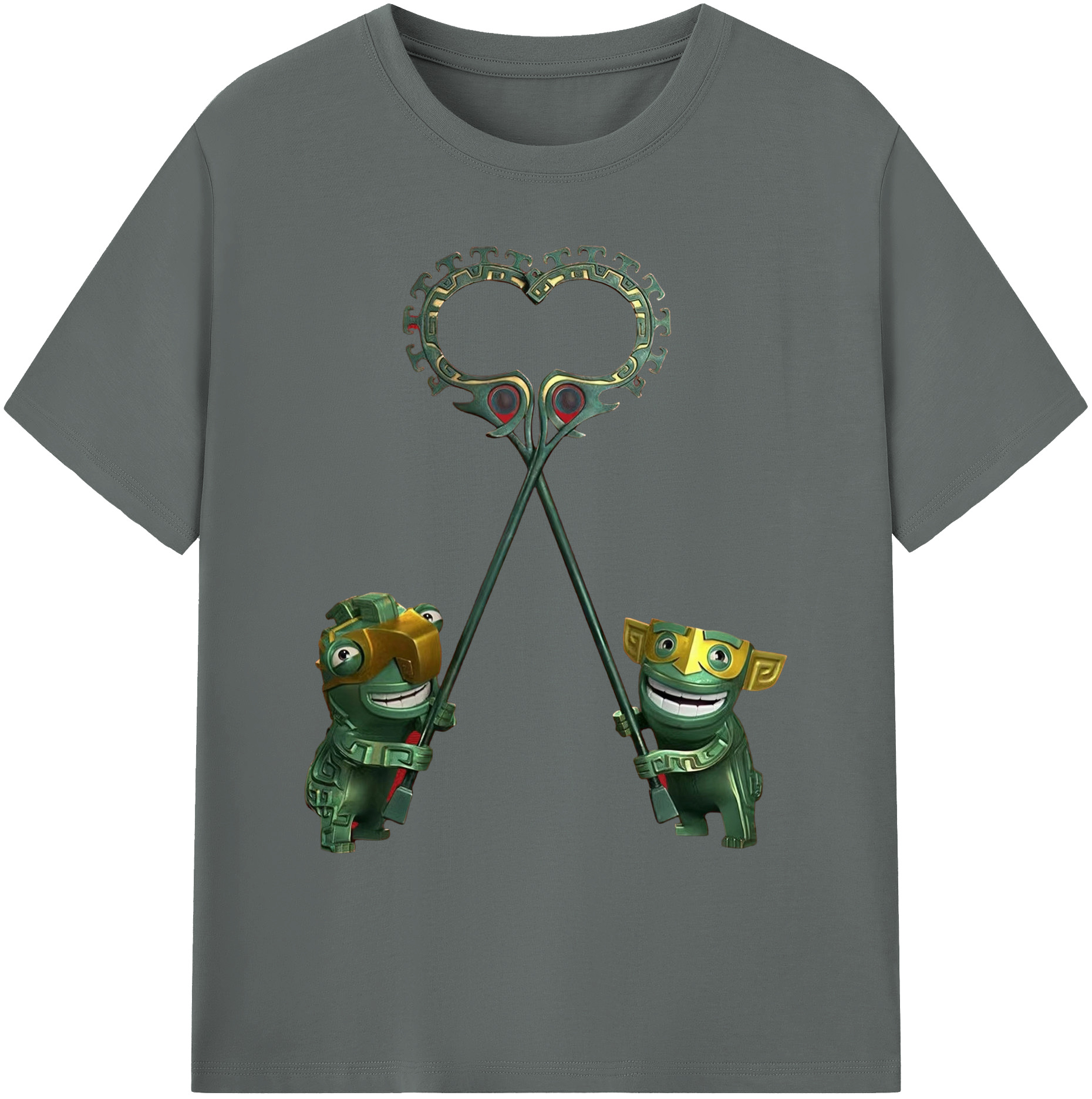 （画像用） Ne Zha 2 ナタ 魔童の大暴れ 綿100％ メンズ半袖Tシャツ｜肌触りやわらか＆通気性